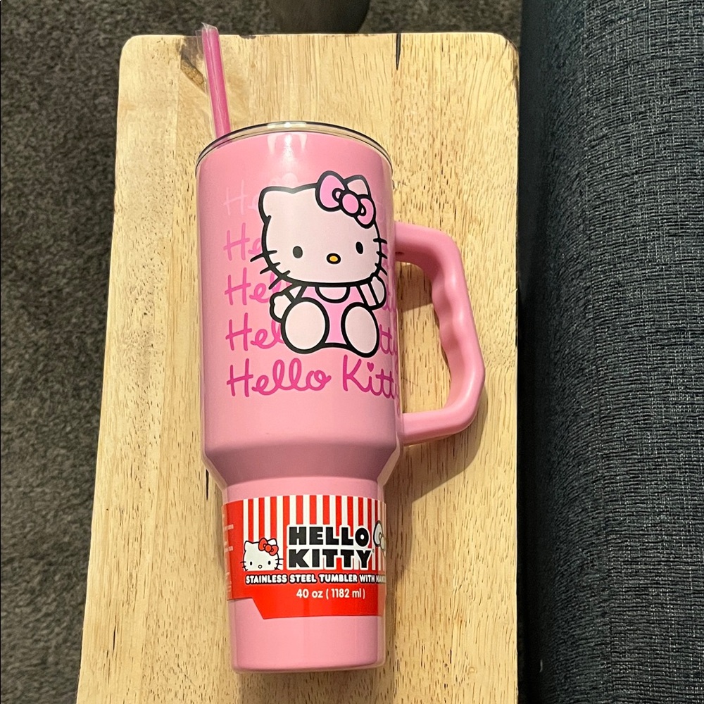 Hello Kitty Pink Stainless Steel Tumbler